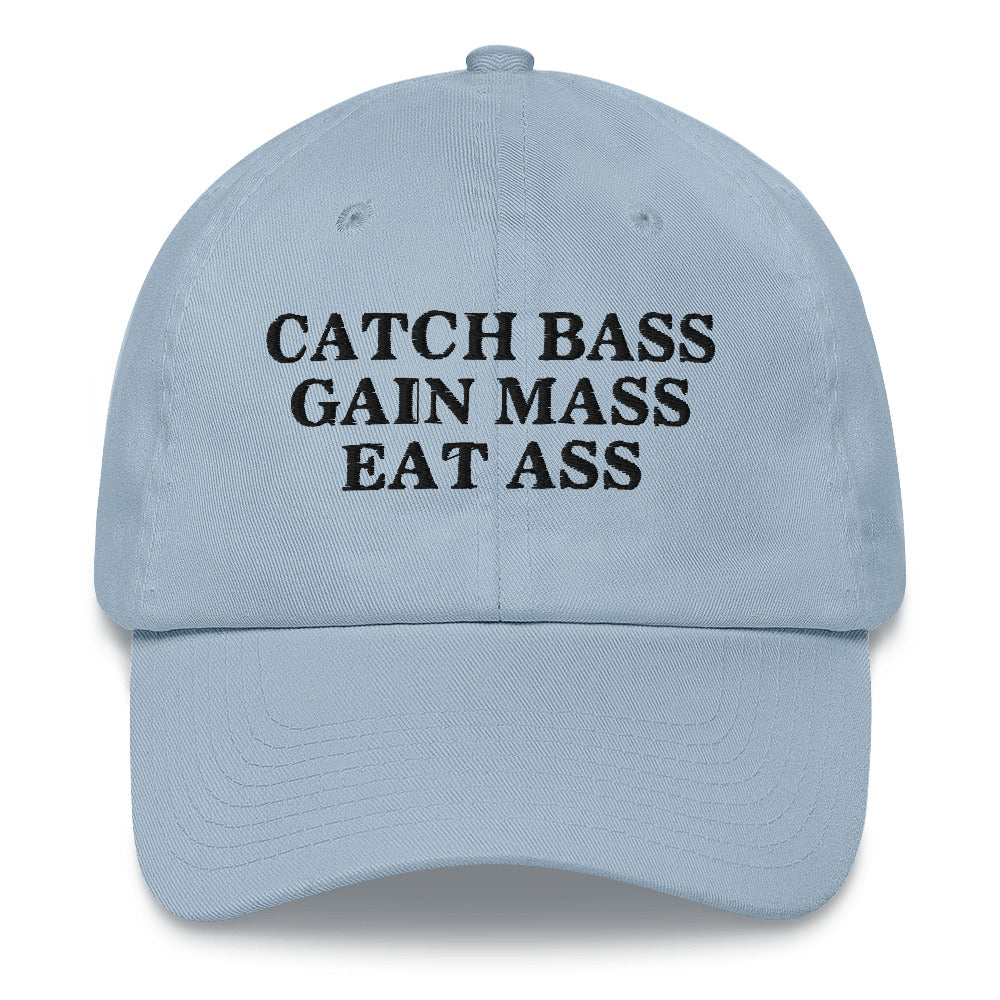 Catch Bass Gain Mass Eat Ass hat