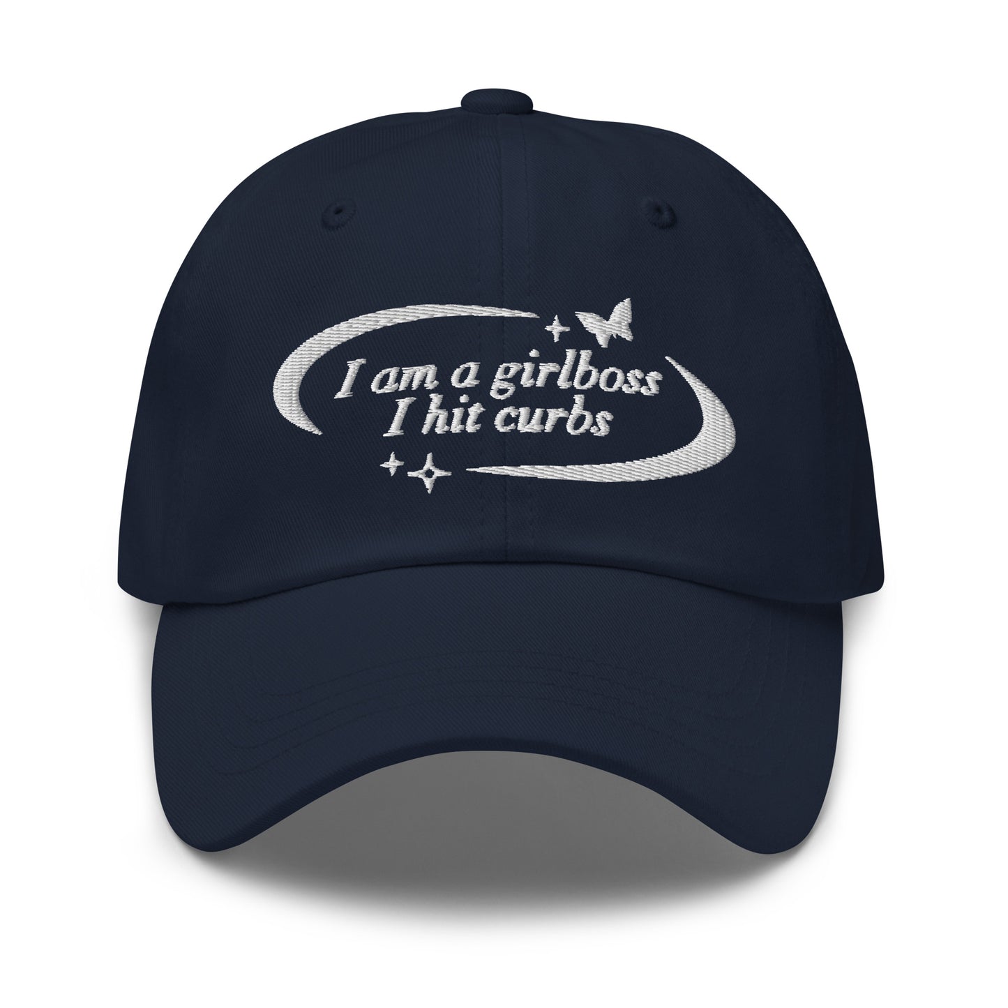 Girlboss I Hit Curbs (Embroidered) hat
