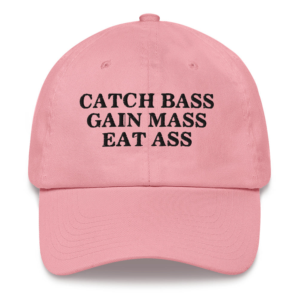 Catch Bass Gain Mass Eat Ass hat