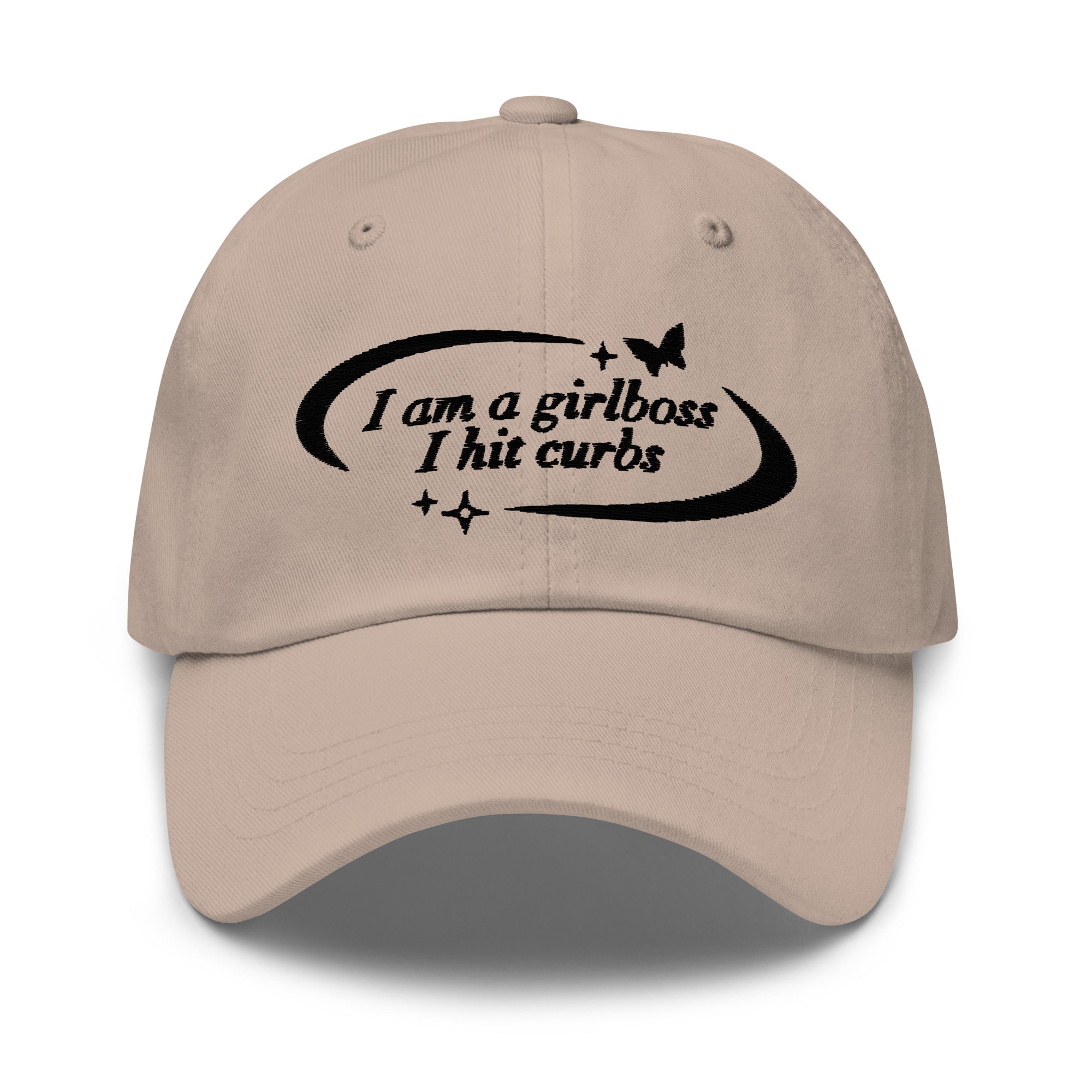 Girlboss I Hit Curbs (Embroidered) hat