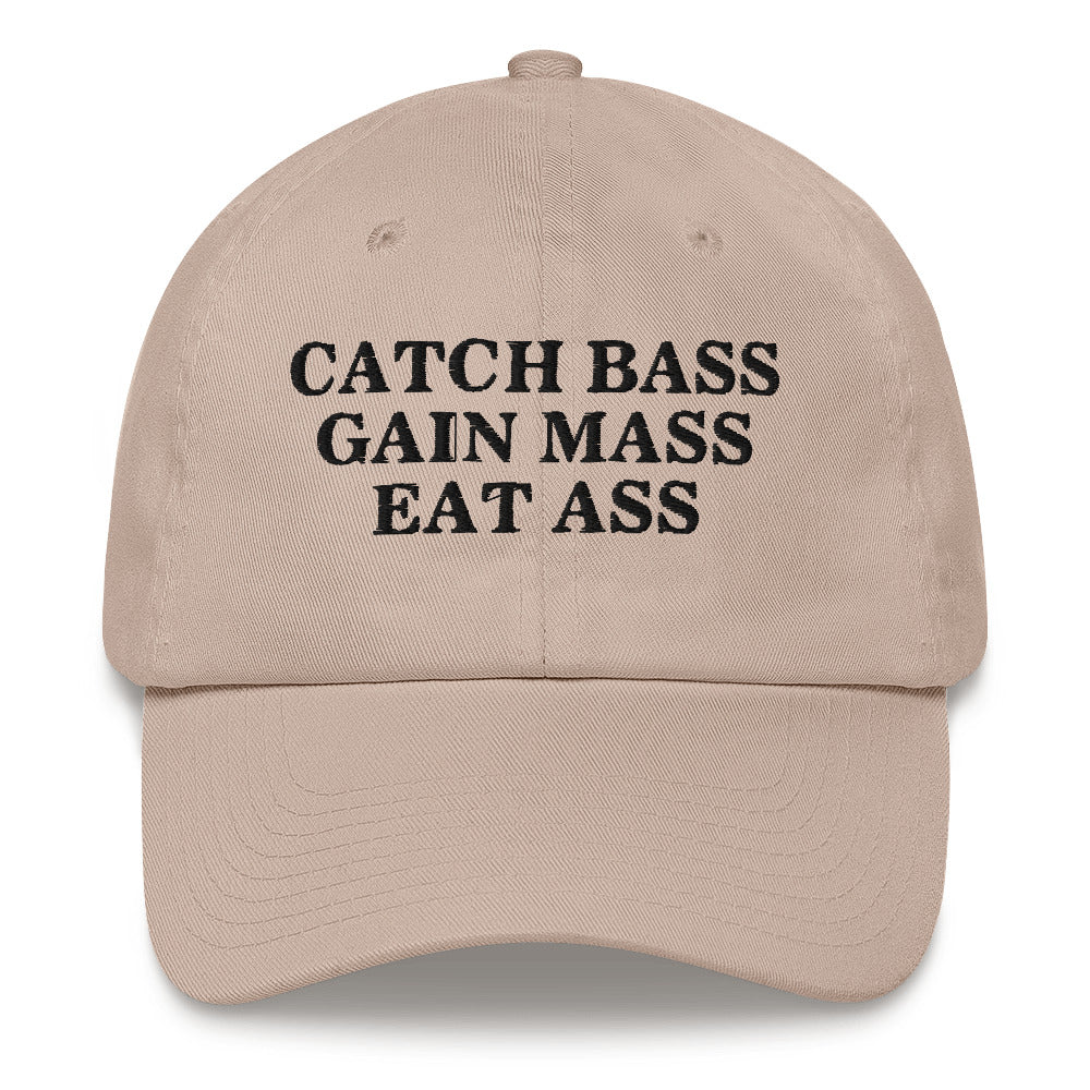 Catch Bass Gain Mass Eat Ass hat