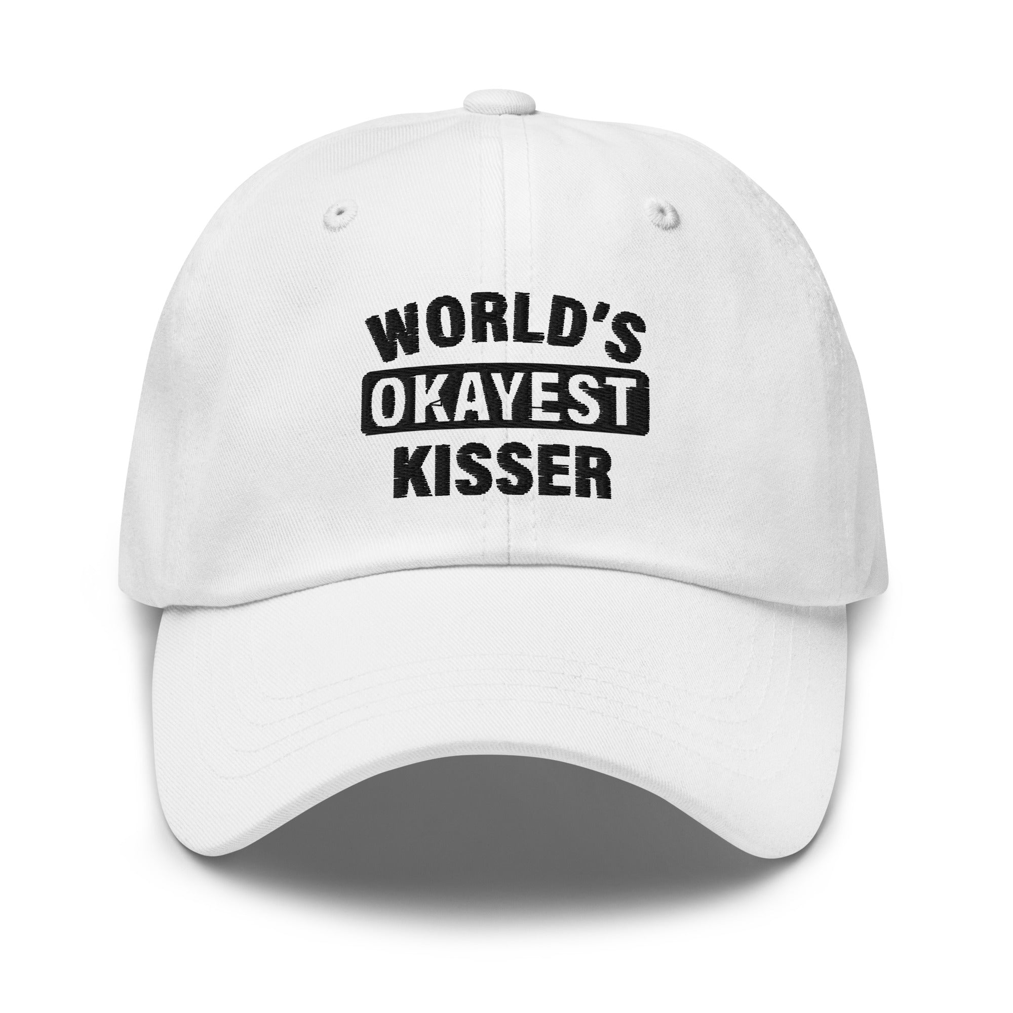 World's Okayest Kisser hat