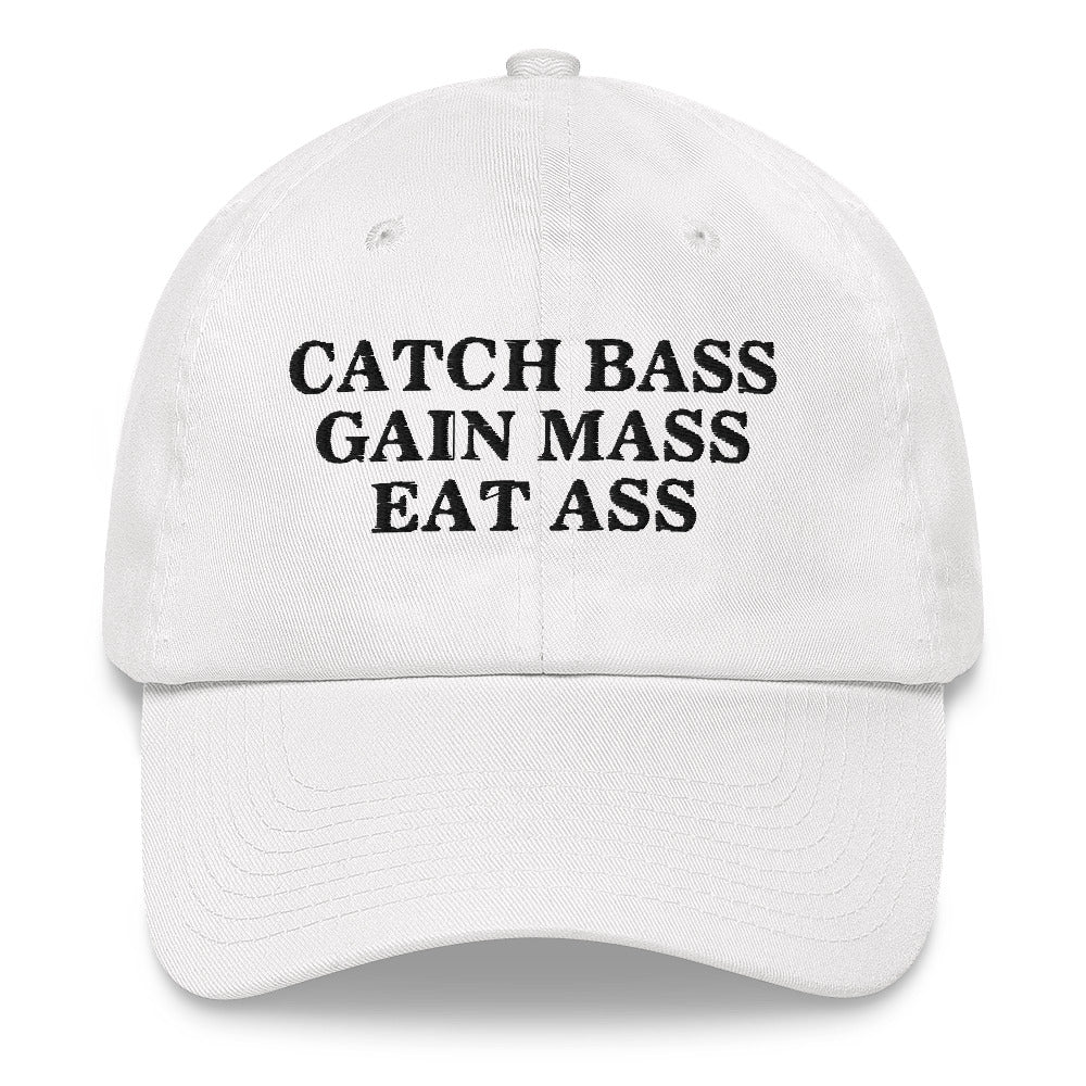 Catch Bass Gain Mass Eat Ass hat