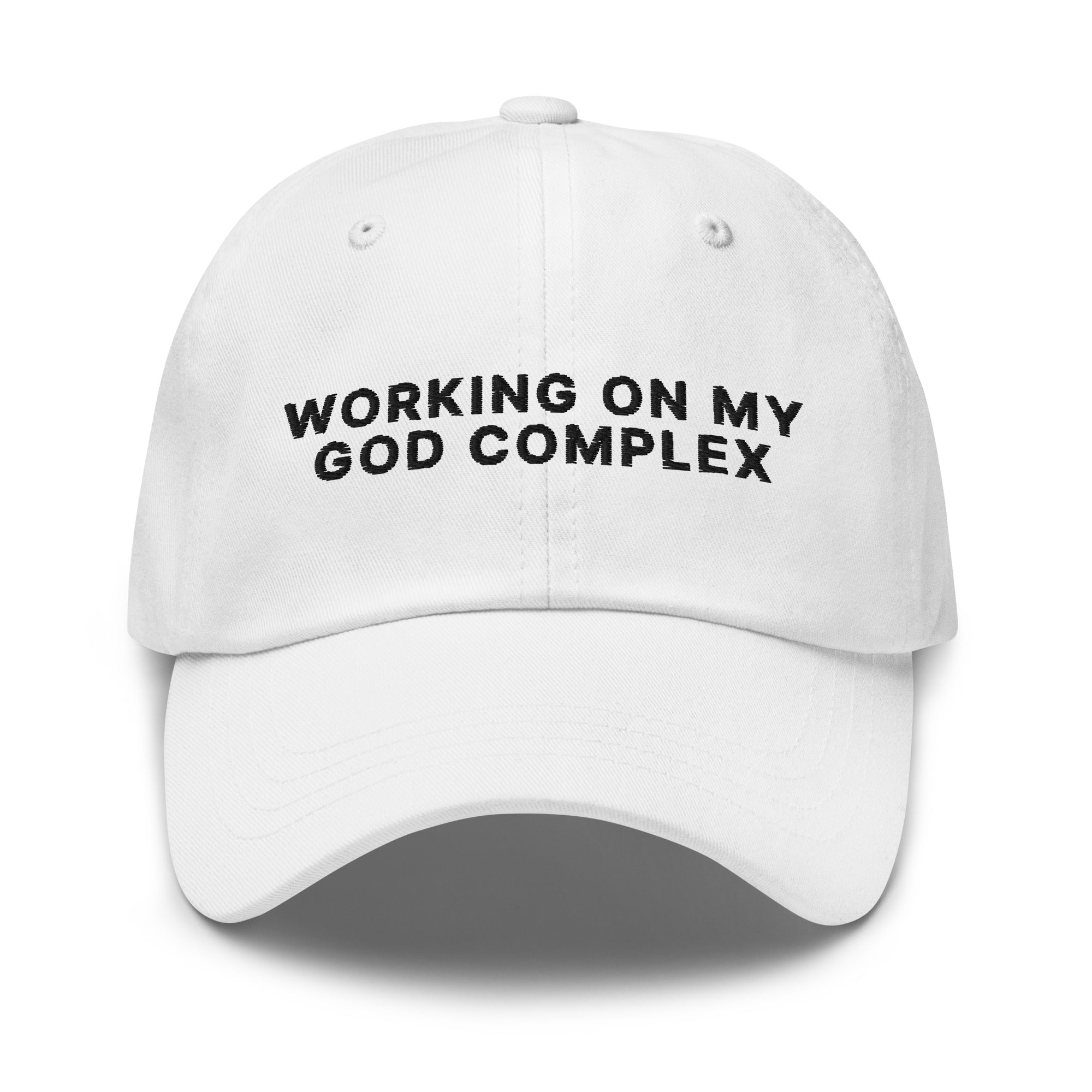 Working On My God Complex hat