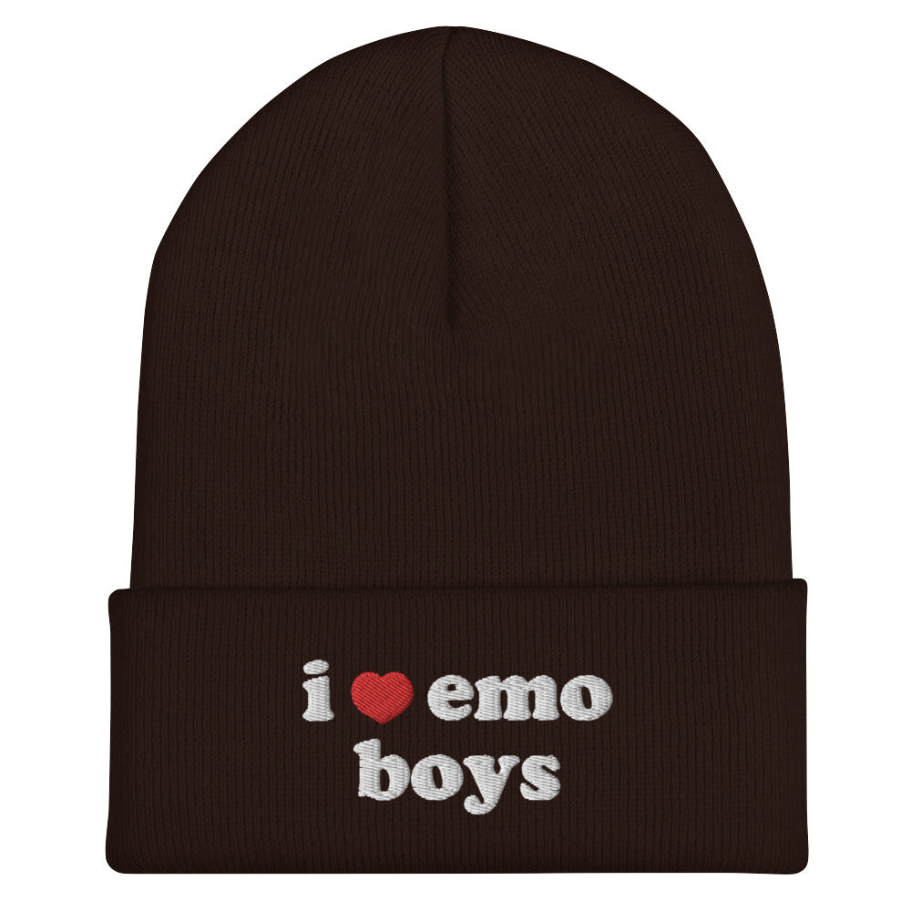 I Heart Emo Boys Beanie
