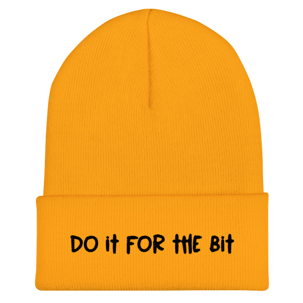 Do It For The Bit (Embroidered) Beanie