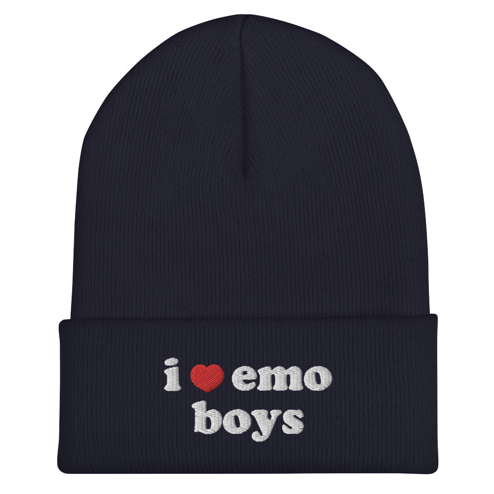 I Heart Emo Boys Beanie