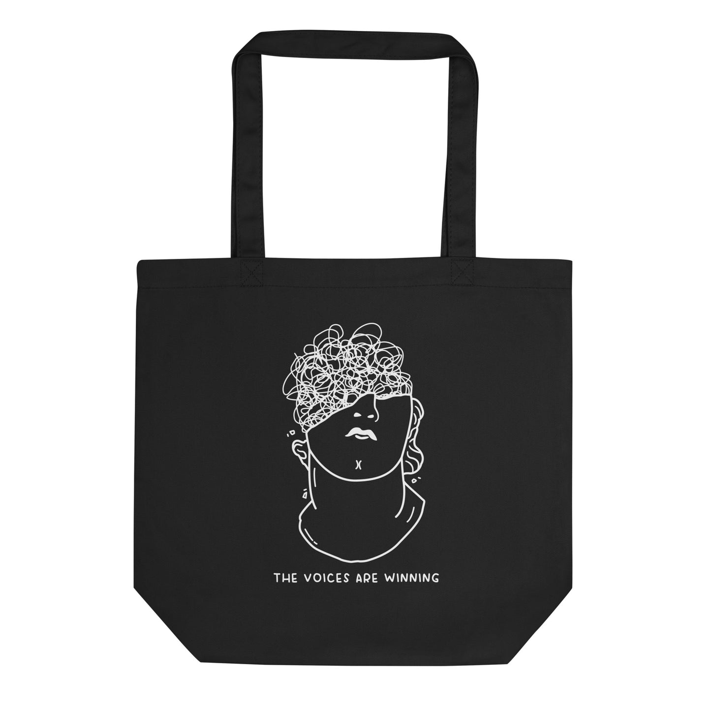 The Voices Are Winning Tote Bag