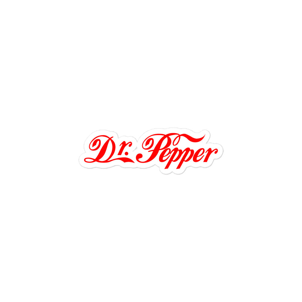 Dr. Pepper sticker