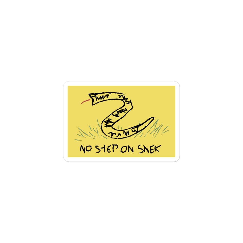 No Step on Snek sticker
