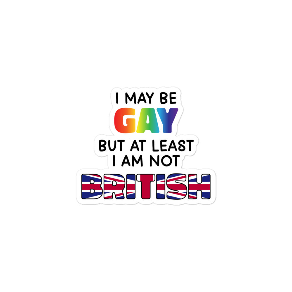 I May Be Gay (British) sticker