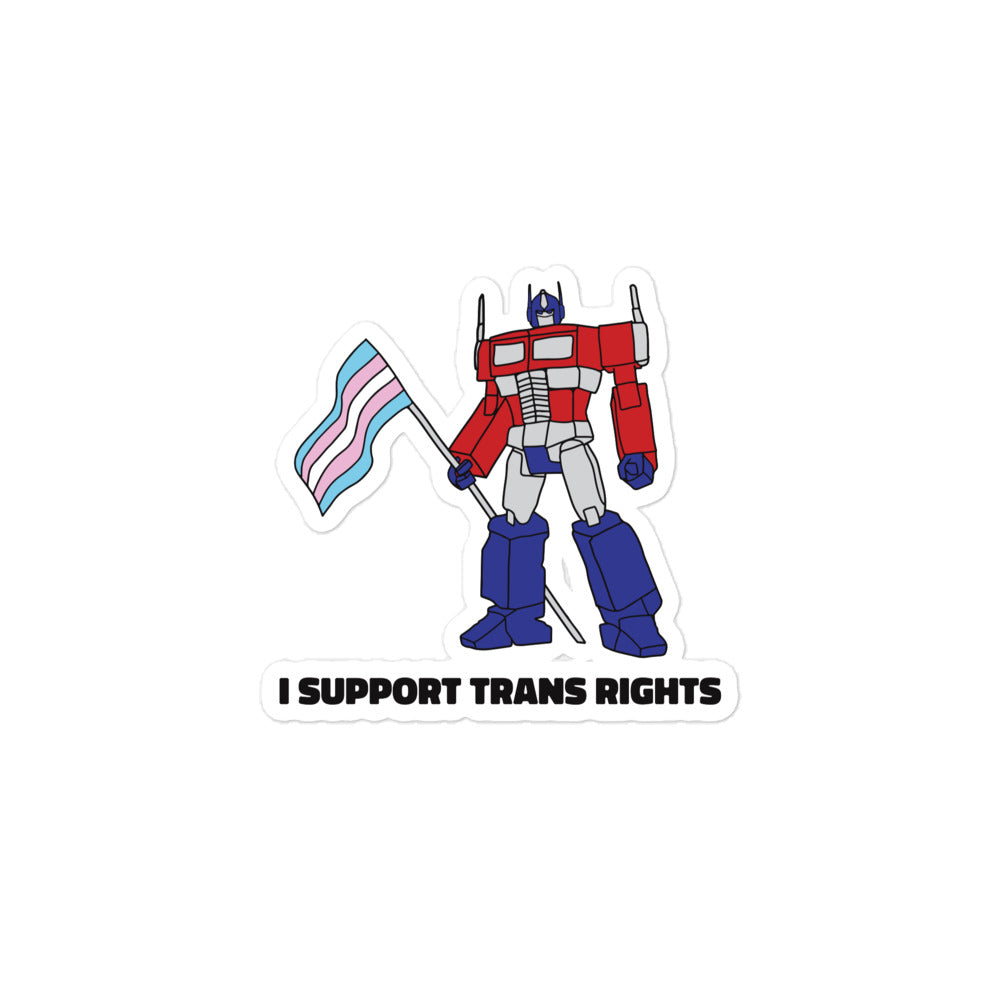 I Support Trans Rights sticker