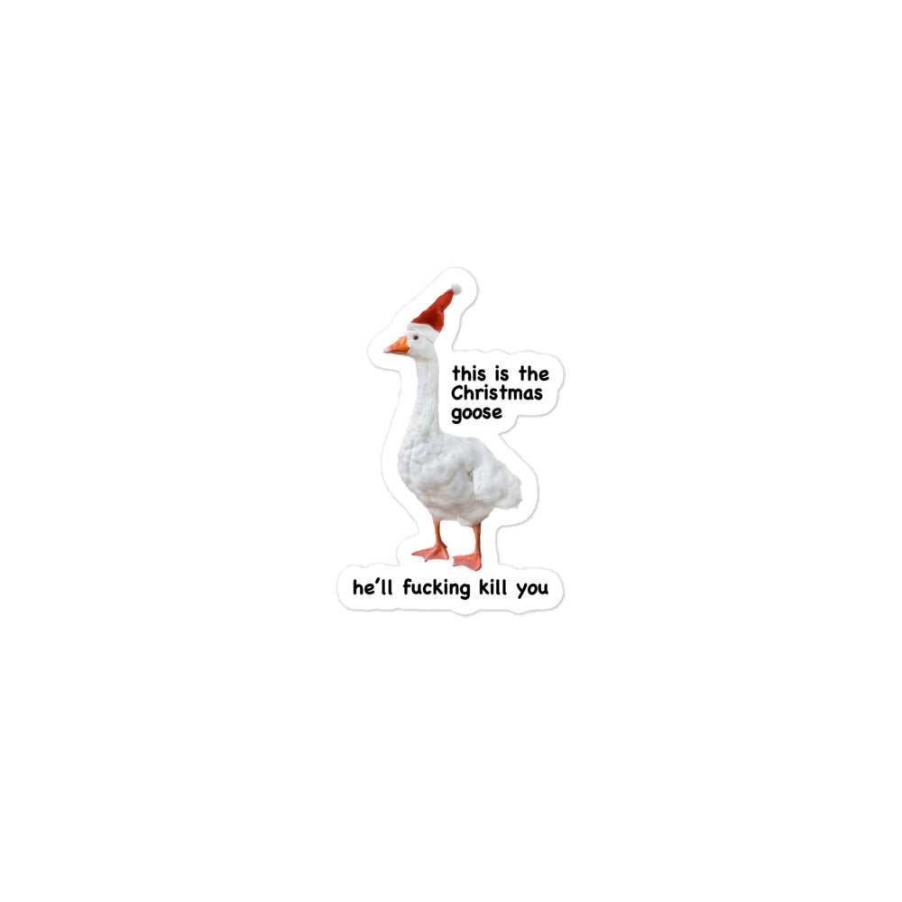 The Christmas Goose sticker