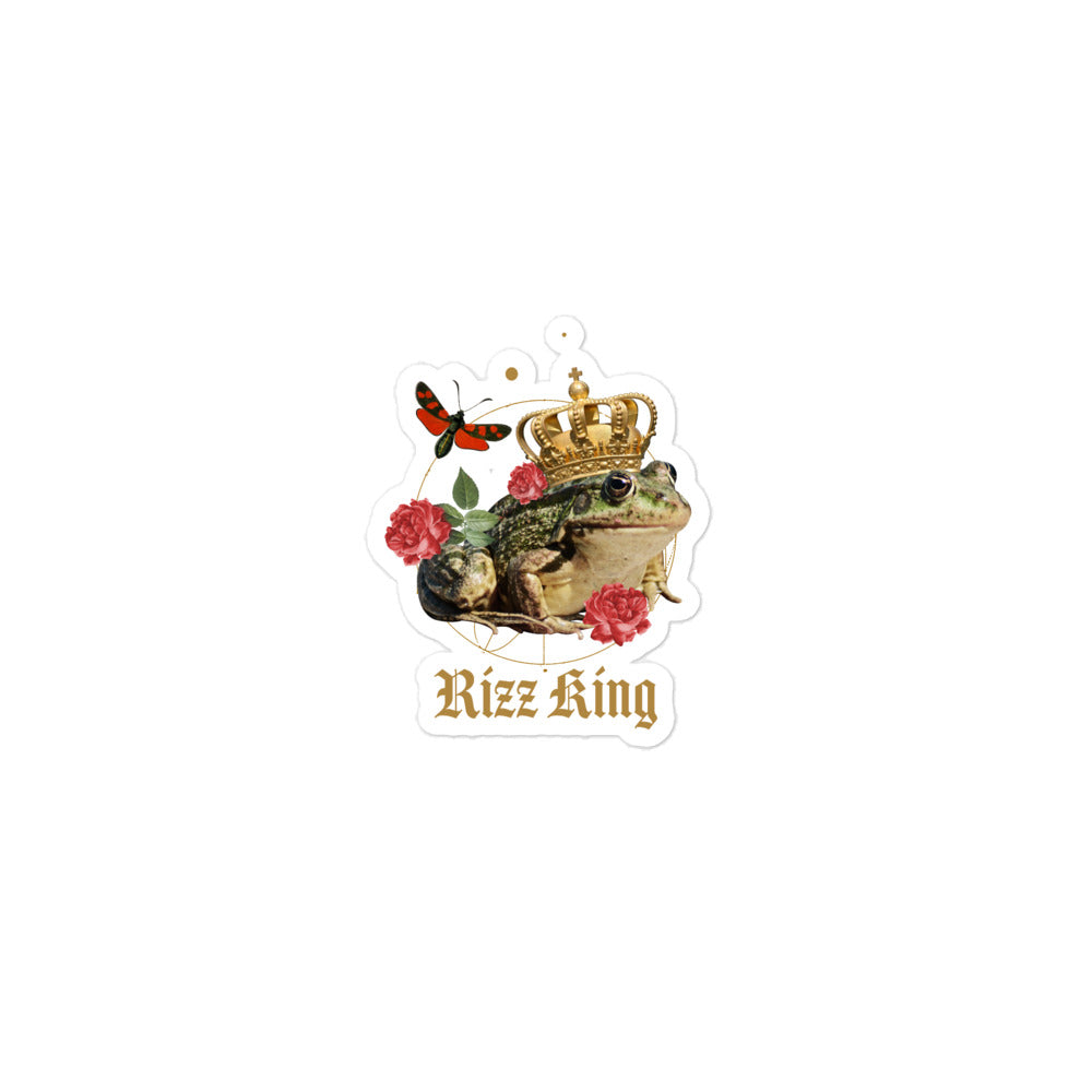 Rizz King (Frog) sticker