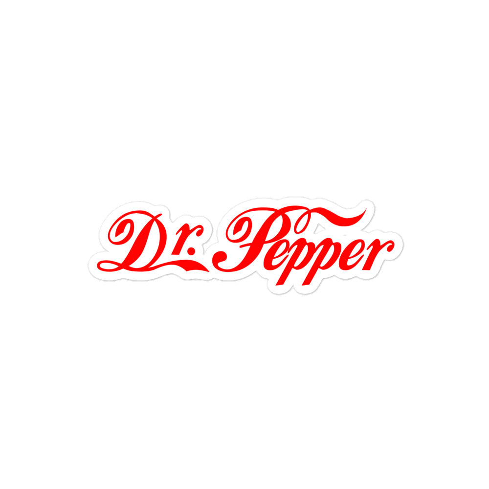 Dr. Pepper sticker