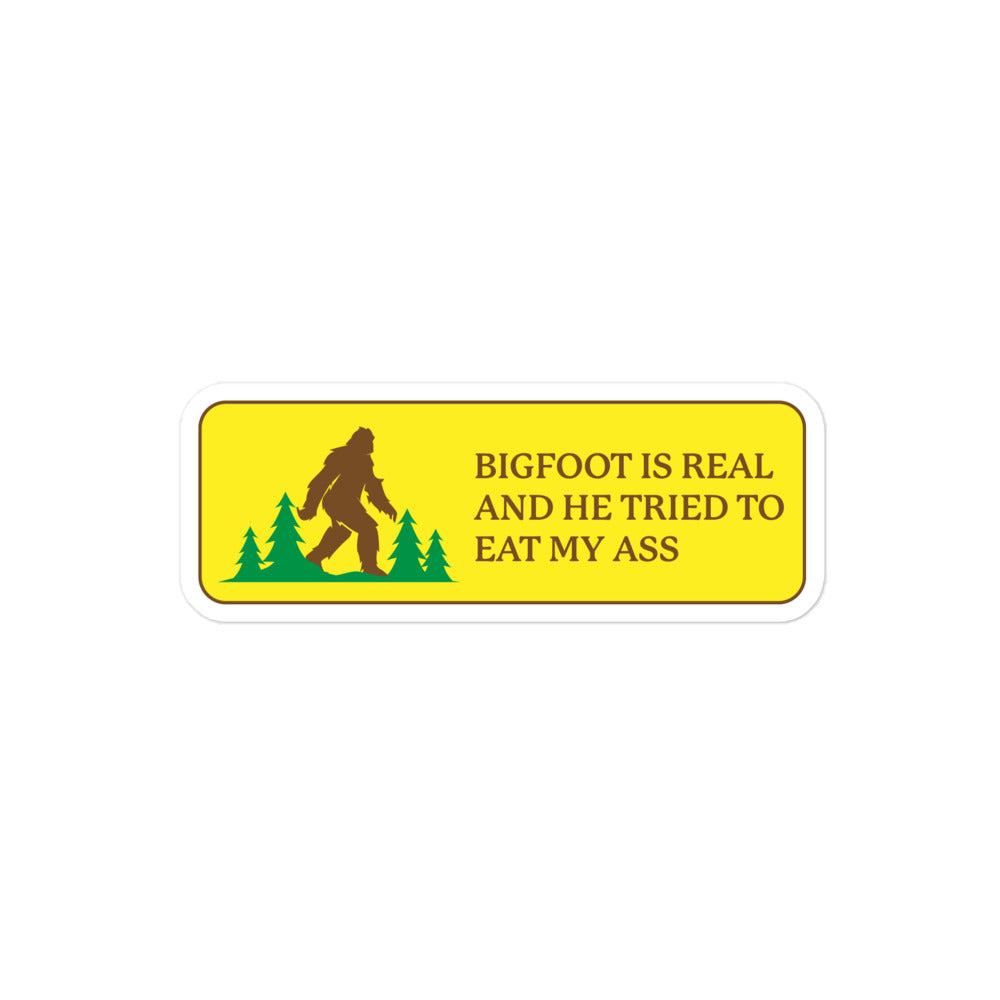 Bigfoot is Real sticker