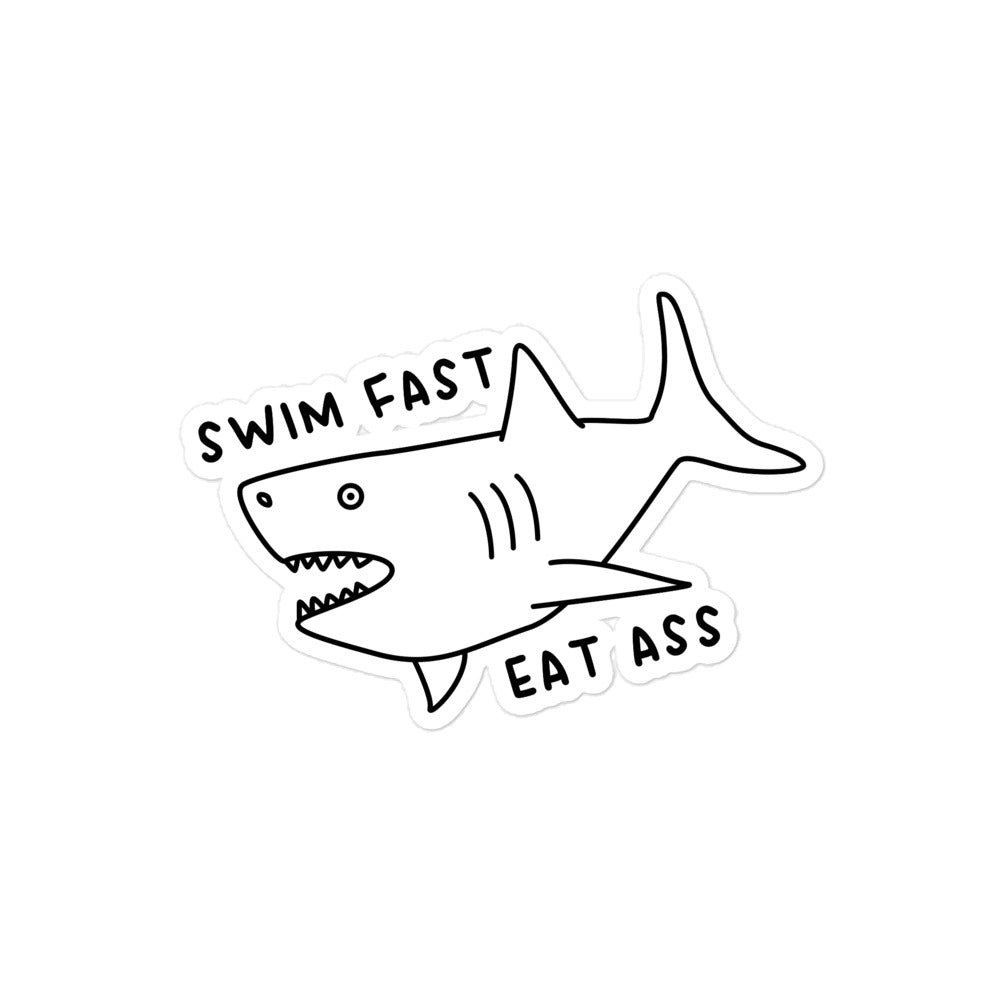 Swim Fast sticker