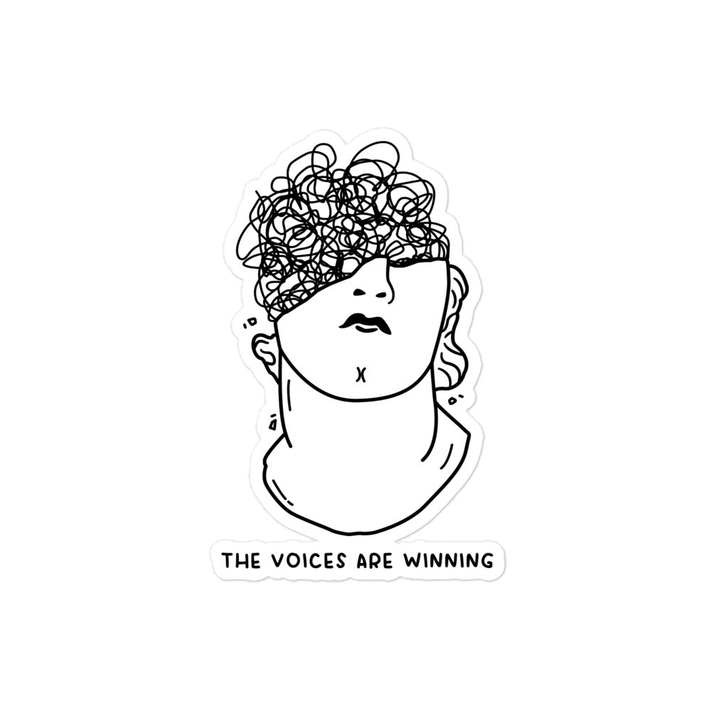 The Voices Are Winning sticker