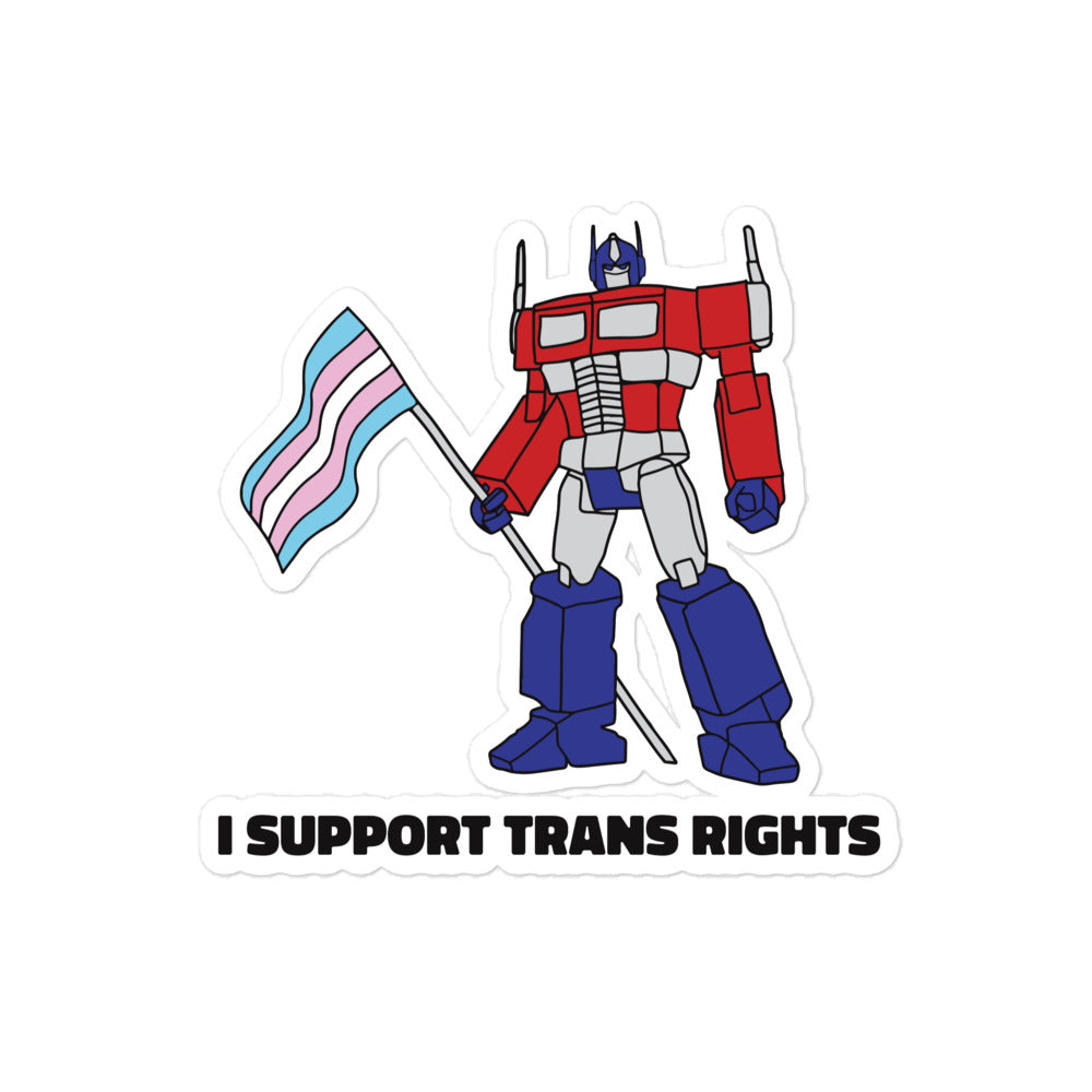 I Support Trans Rights sticker