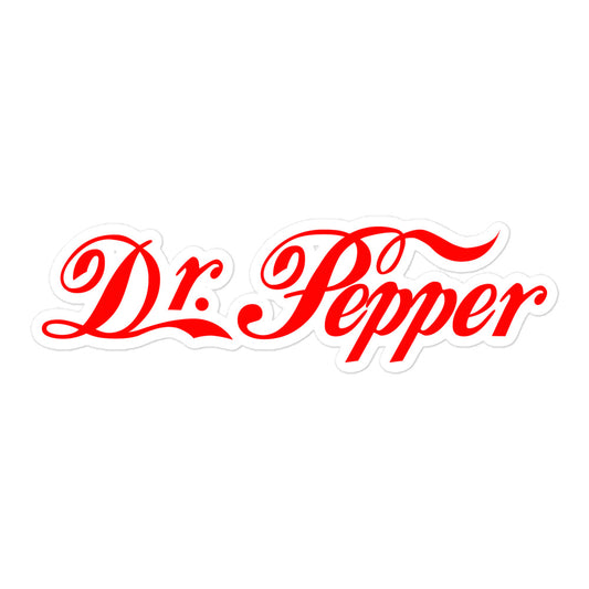 Dr. Pepper sticker