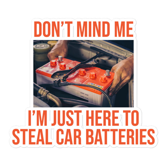 Car Batteries sticker