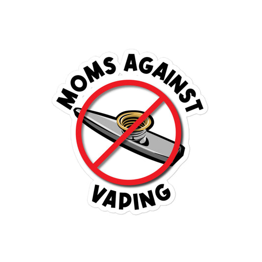 Moms Against Vaping sticker