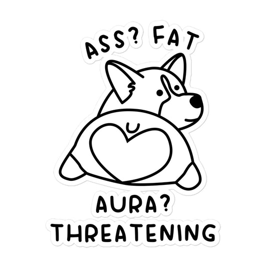 Aura? Threatening sticker