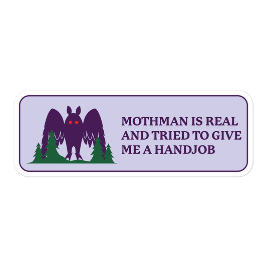 Mothman is Real sticker