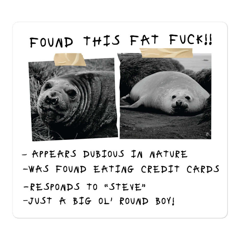 Found Seal sticker