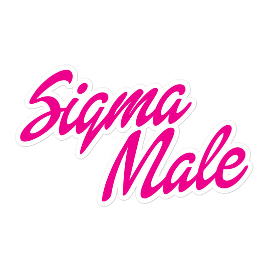 Sigma Male sticker