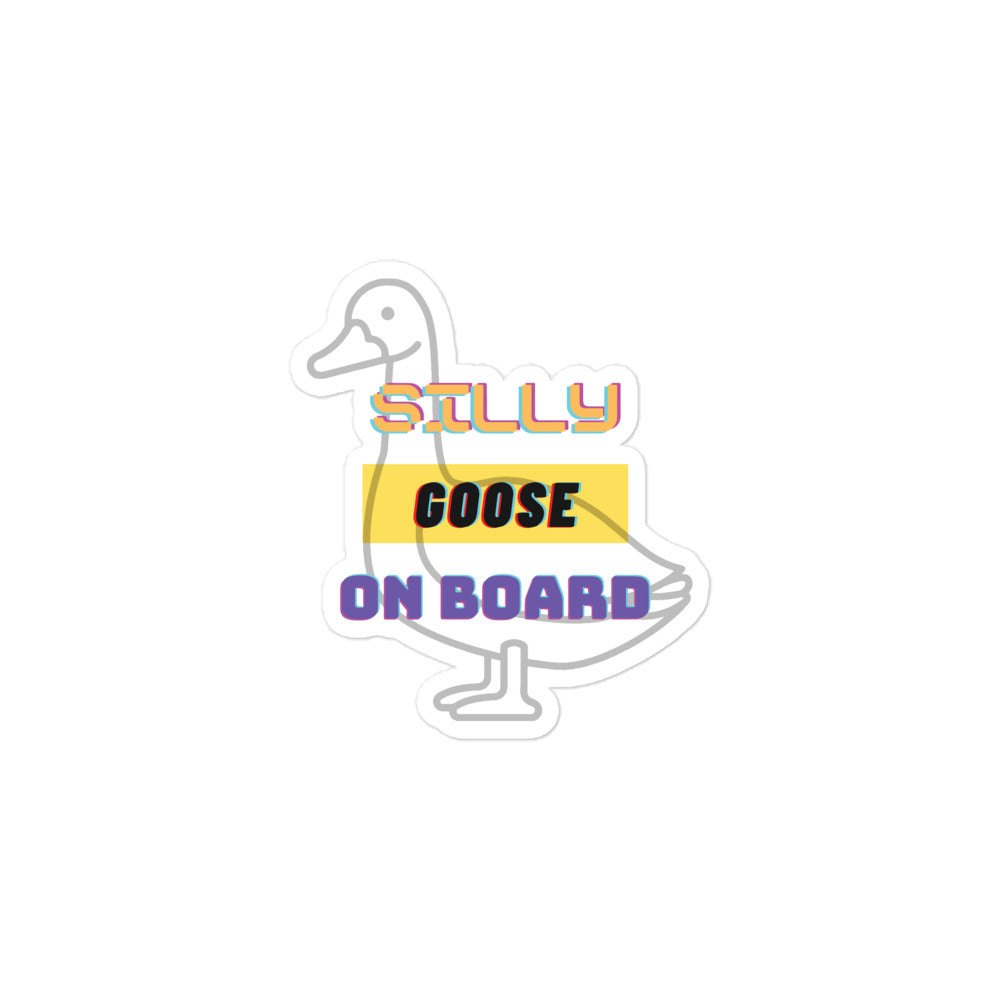 Silly Goose Onboard sticker