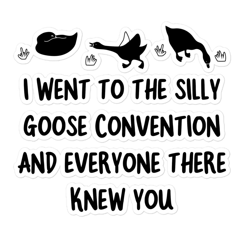 The Silly Goose Convention sticker