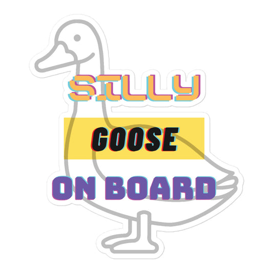 Silly Goose Onboard sticker