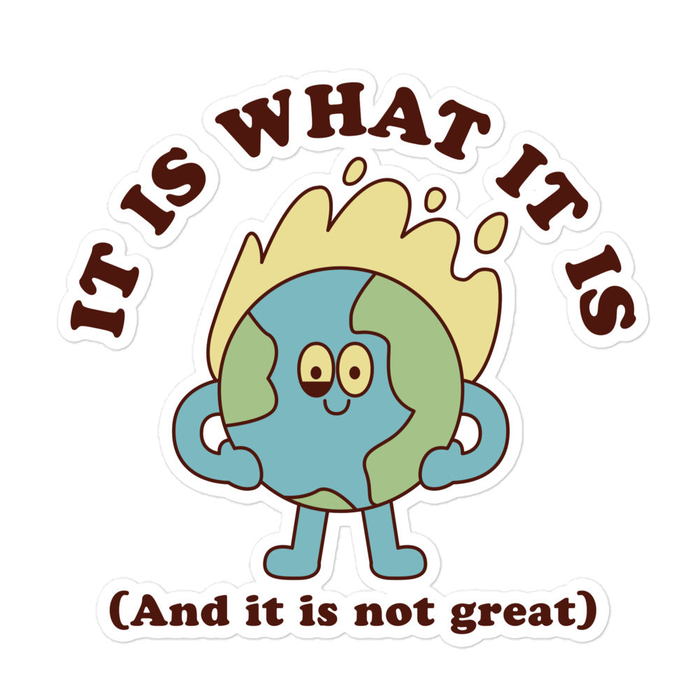 It Is What It Is (And It Is Not Great) sticker