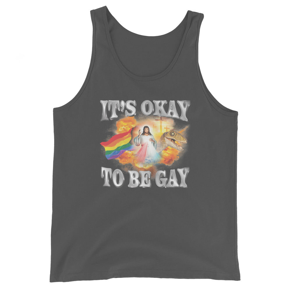 It's Okay to be Gay (Jesus) Unisex Tank Top