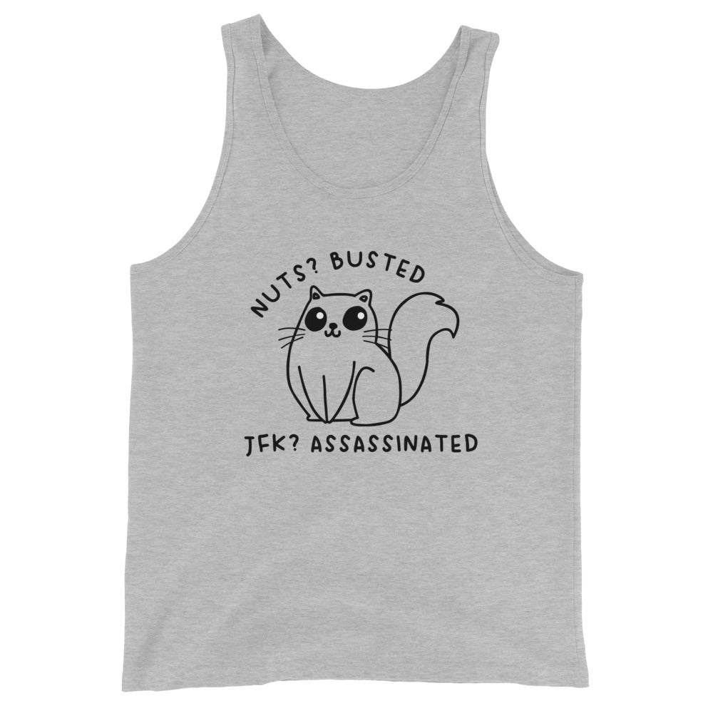 Nuts? Busted Unisex Tank Top