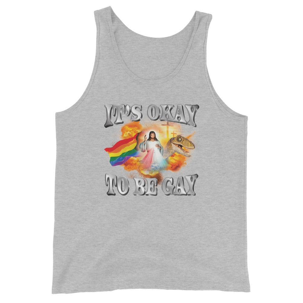 It's Okay to be Gay (Jesus) Unisex Tank Top