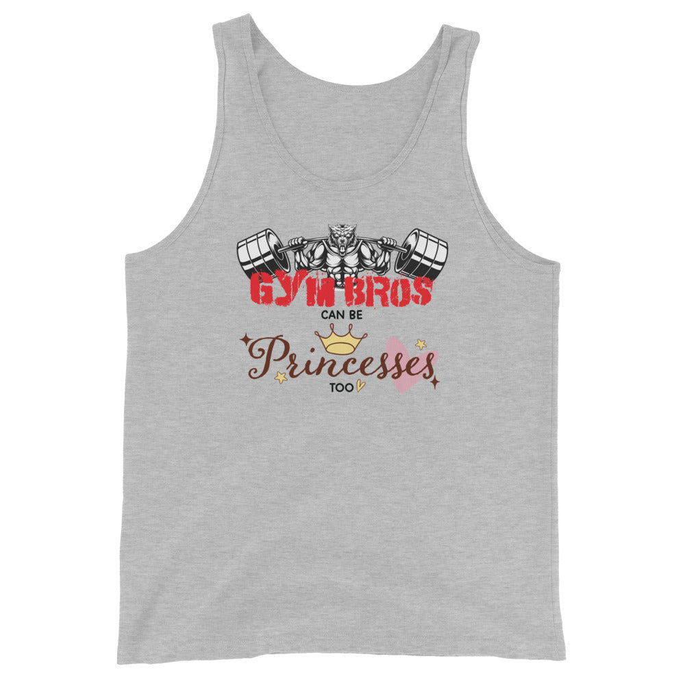 Gym Bros Can Be Princes Too Unisex Tank Top