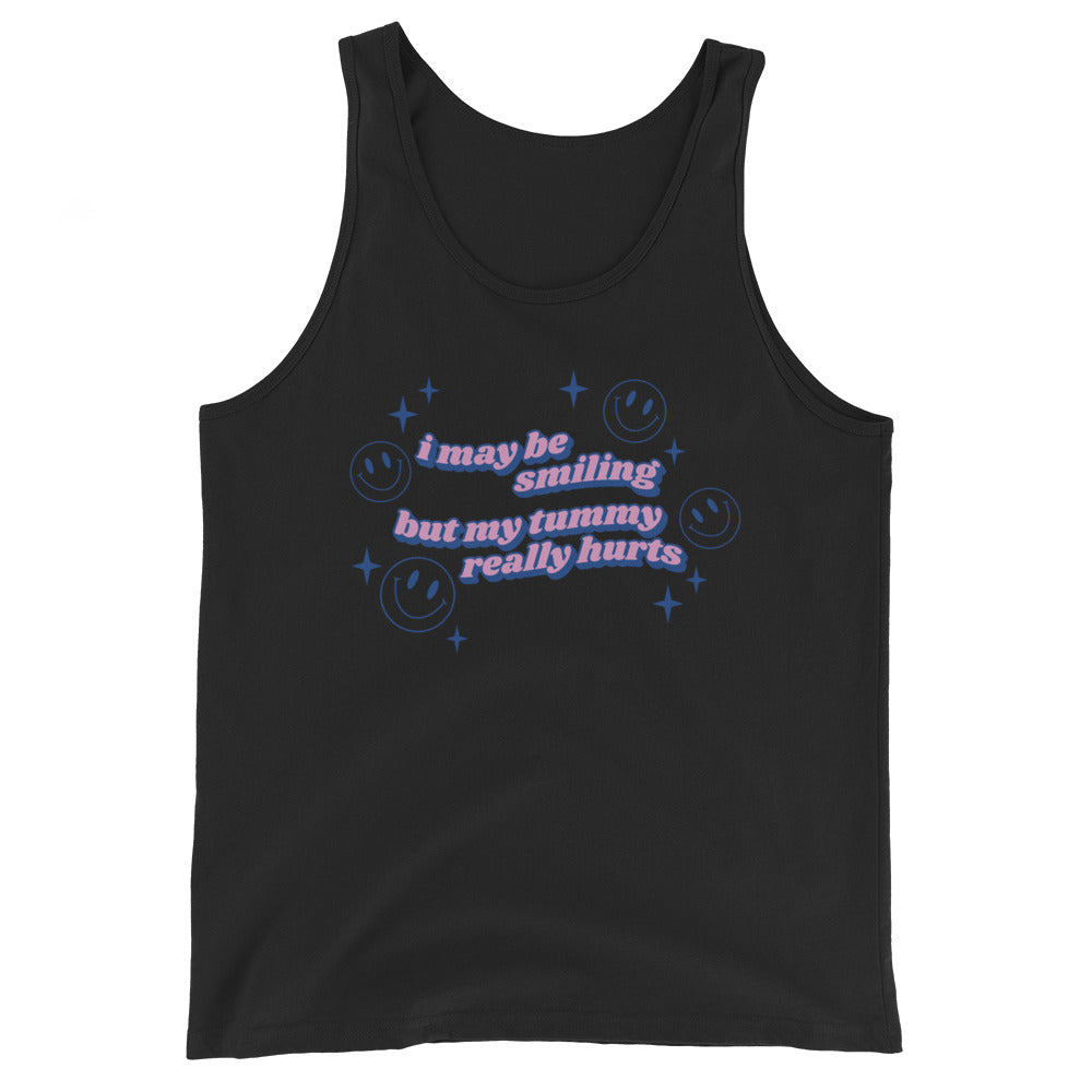 I May Be Smiling Unisex Tank Top