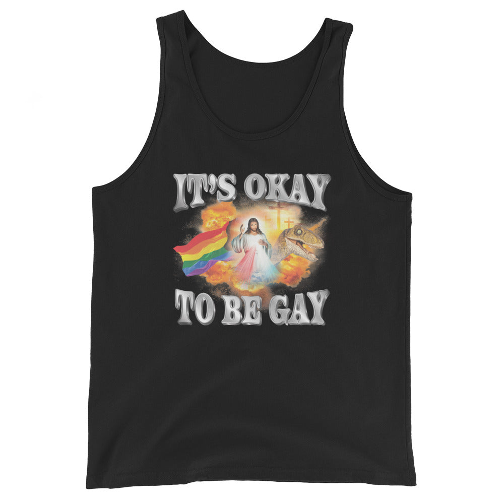 It's Okay to be Gay (Jesus) Unisex Tank Top