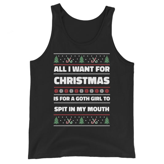 All I Want For Christmas is a Goth Girl Unisex Tank Top