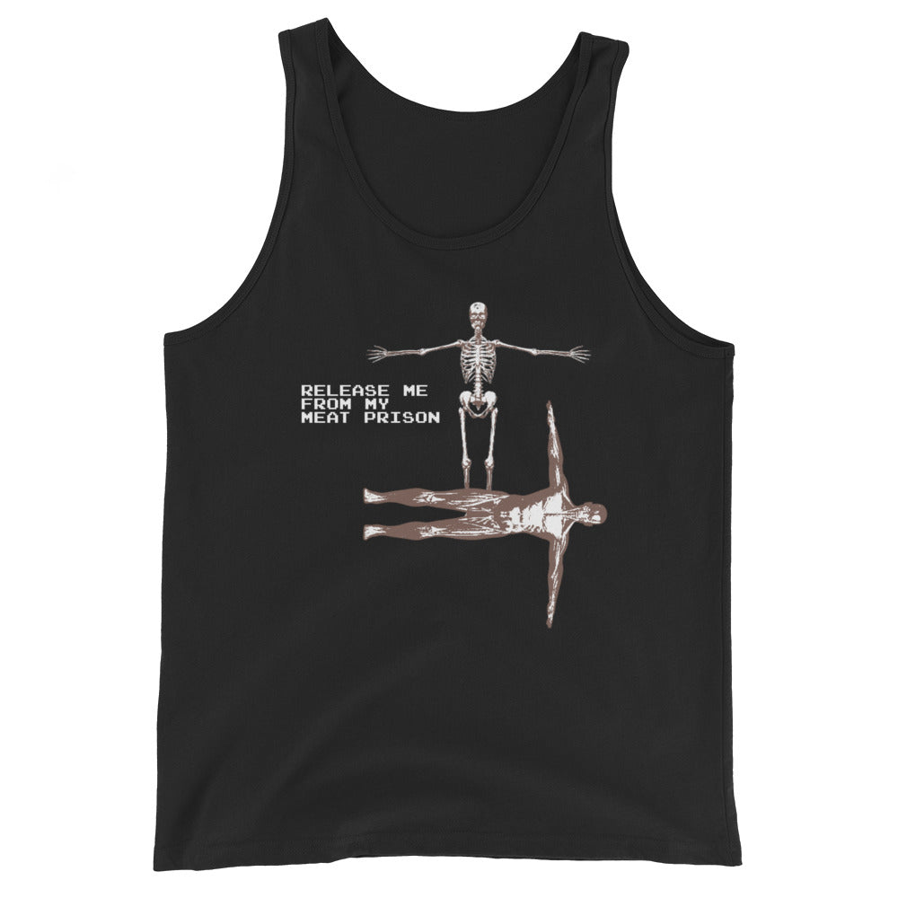 Release Me From My Meat Prison Unisex Tank Top