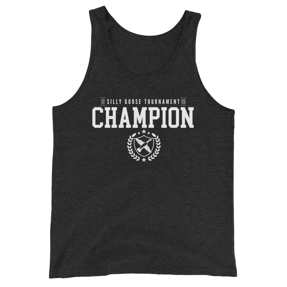 Silly Goose Tournament Champion Unisex Tank Top