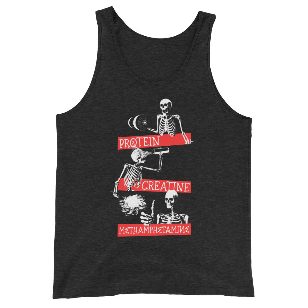 Protein Creatine Methamphetamine Unisex Tank Top