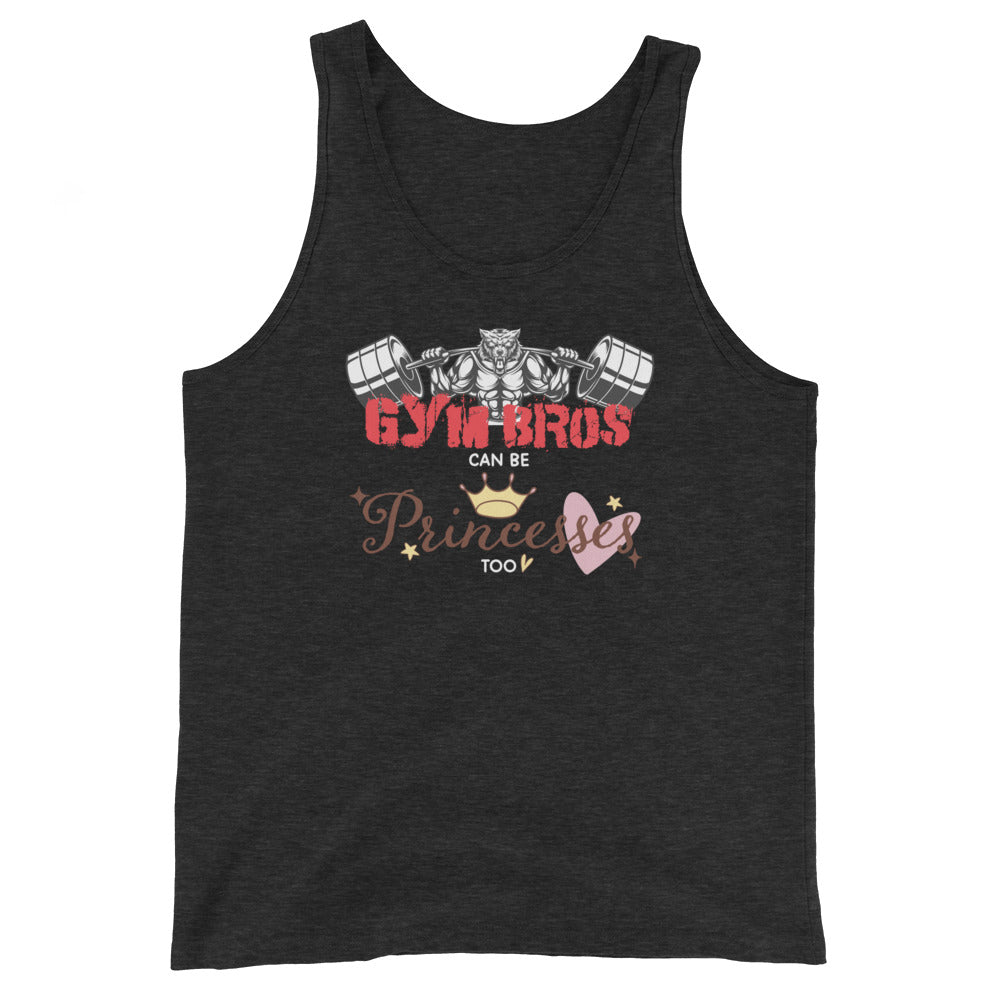 Gym Bros Can Be Princes Too Unisex Tank Top