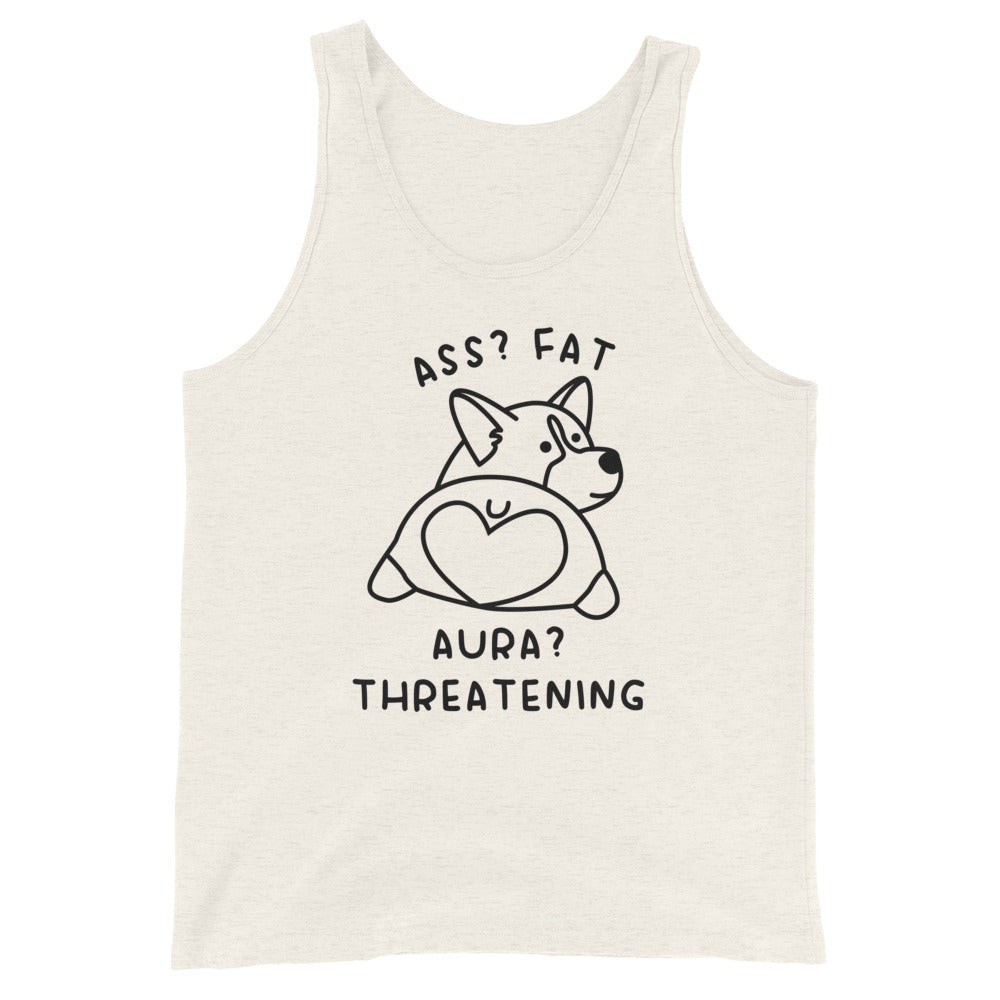 Aura? Threatening Unisex Tank Top