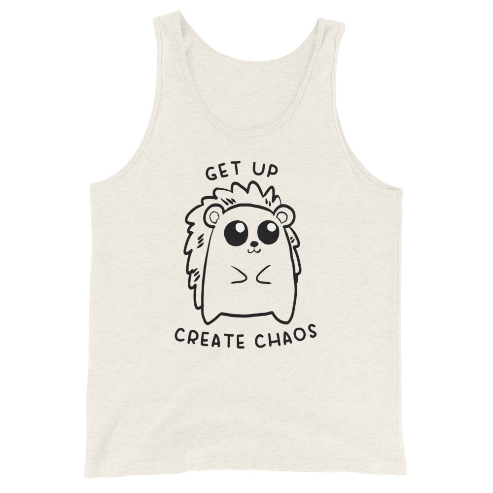 Get Up, Create Chaos Unisex Tank Top