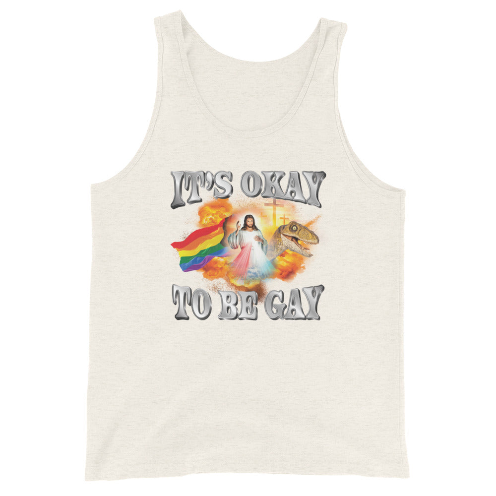 It's Okay to be Gay (Jesus) Unisex Tank Top