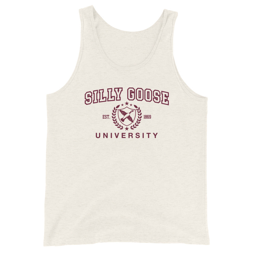 Silly Goose University Unisex Tank Top