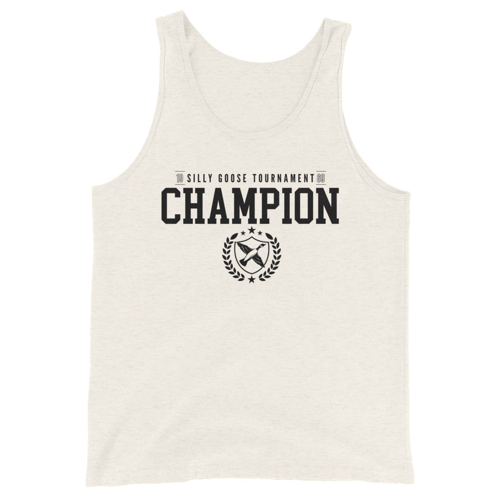 Silly Goose Tournament Champion Unisex Tank Top